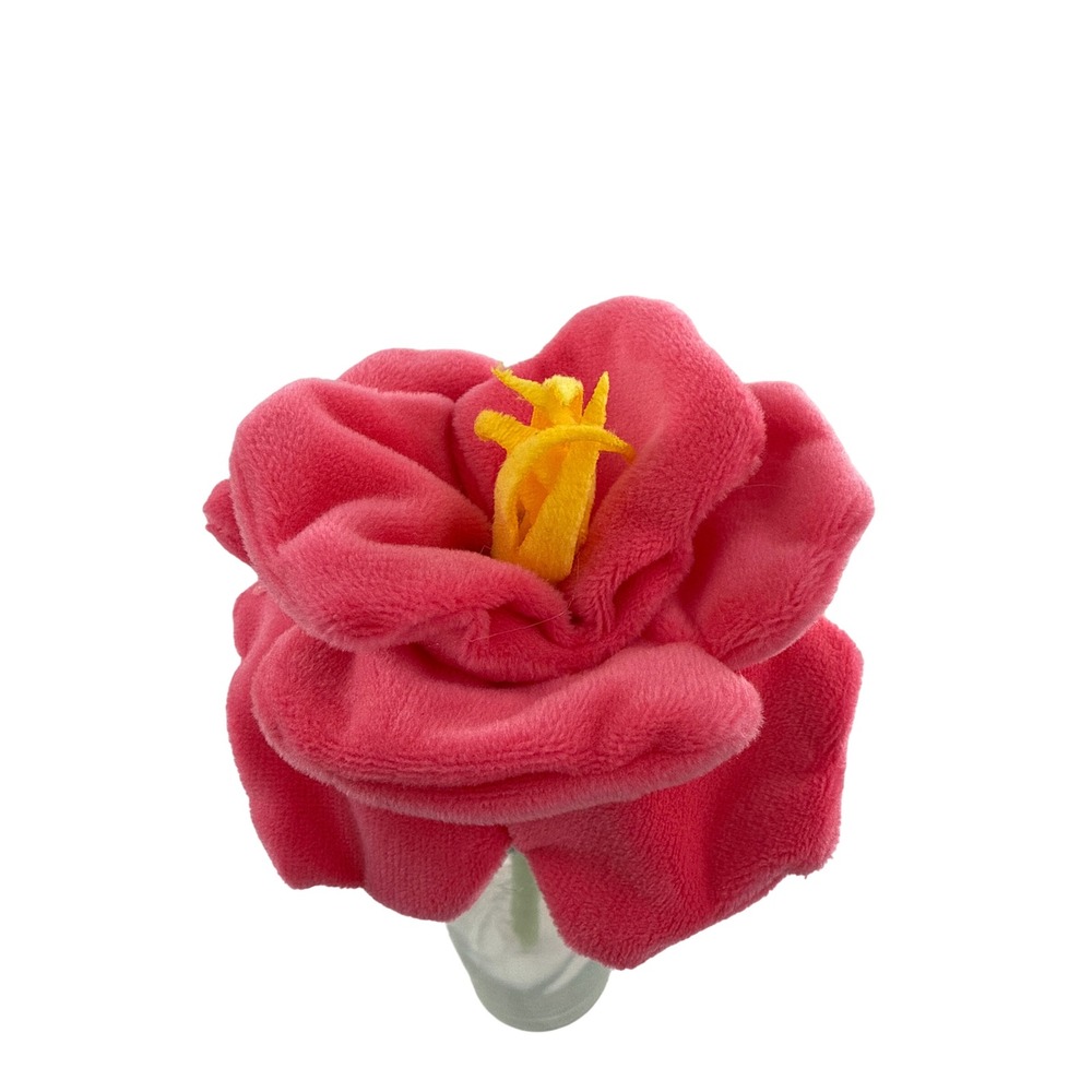 CJ Hendry Plush Flower Pink Flower Market Cle de Peau Beaute Art Decor 16.5"
